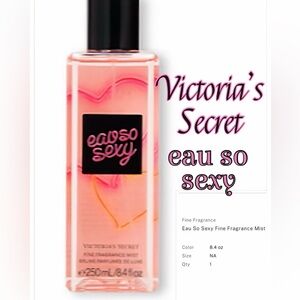 NWT VICTORIA’S SECRET EAU SO SEXY DESCRIPTION FRESH FRUITY DESSERT SWEET & SEXY